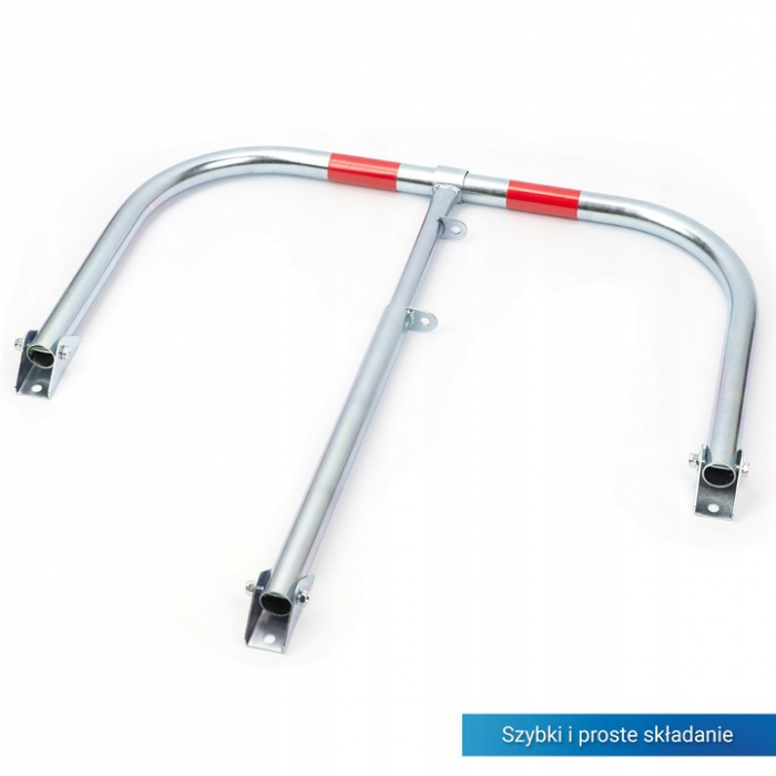 Bariera metalica pentru parcari 43x76 cm cu lacat  SN1804 [8]