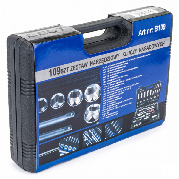 Set de chei tubulare de 108 piese din oțel CHROME VANADIUM - BEST B109 [4]