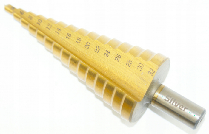 Burghiu conic 4-39 mm HSS acoperit cu titan [2]