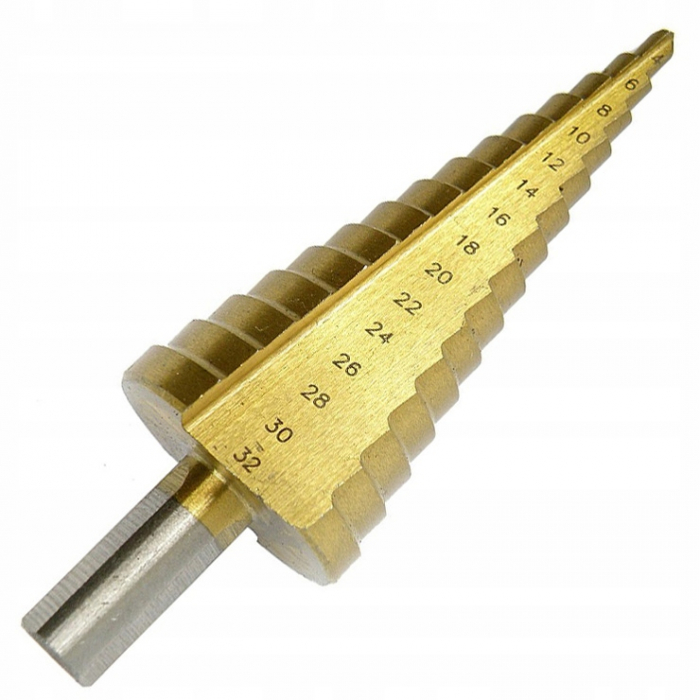 Burghiu conic 4-39 mm HSS acoperit cu titan [3]