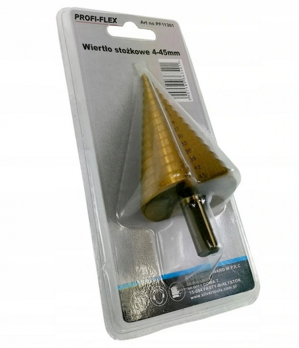Burghiu conic in trepte 4-45mm [2]