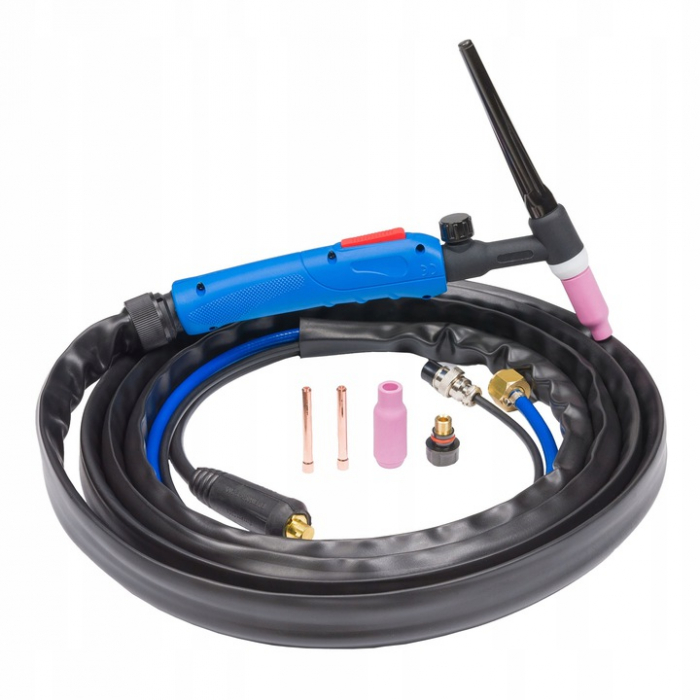 Cablu de sudura pistolet TIG LIFT conector 35/50 4M supapa [2]