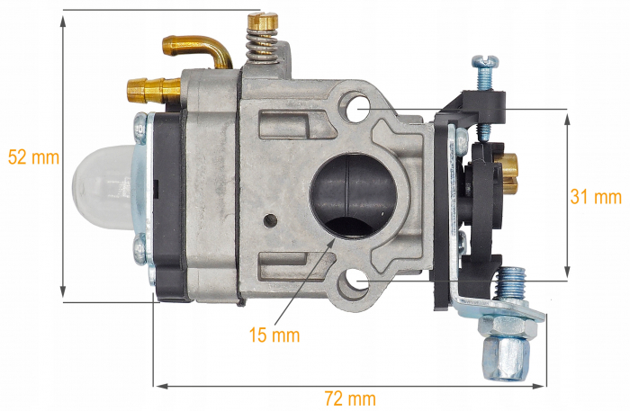 Carburator pentru motocoase  pe benzină de 15 mm [4]