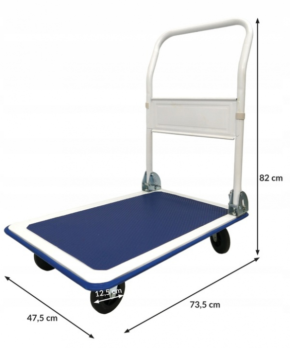 Carucior pliabil/ platforma de transport pentru depozit sarcina maxima de 150 kg [4]