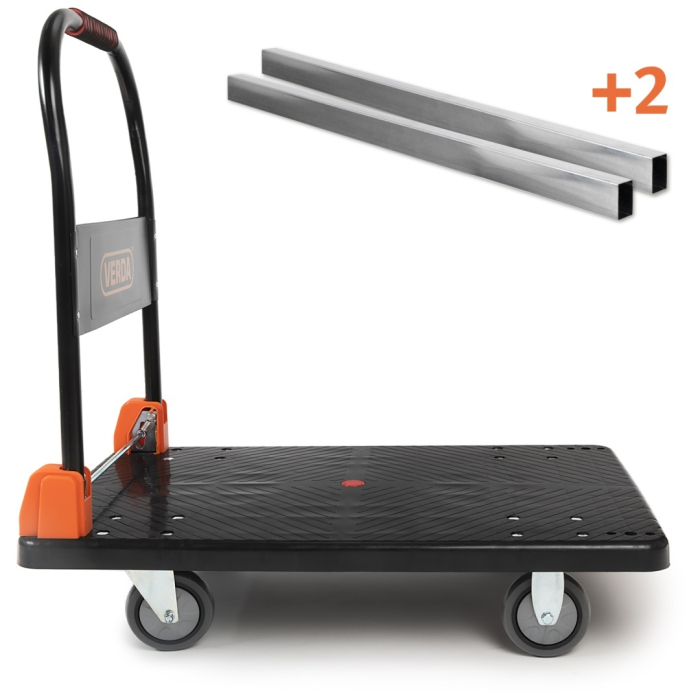 Cărucior Transport Marfă 300KG cu Platformă Pliabilă – VERDA SN300A  Recomand slug: [8]