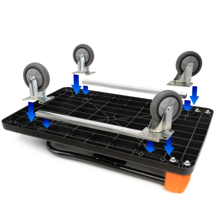 Cărucior Transport Marfă 300KG cu Platformă Pliabilă – VERDA SN300A  Recomand slug: [6]