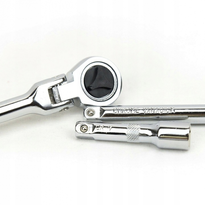 Cheie cu clichet tubulare 16-18-21 mm  pentru bujie cu prelungitoare 75mm si 151mm lungime  SN3633 [4]