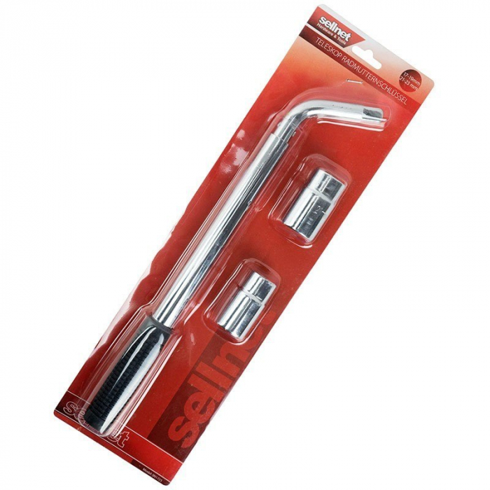 Cheie Telescopica pentru Roti SN1723 – Otel CRV, Extensibila 53 cm, 17/19 & 21/23 mm, Antiderapanta  SN1723 [2]