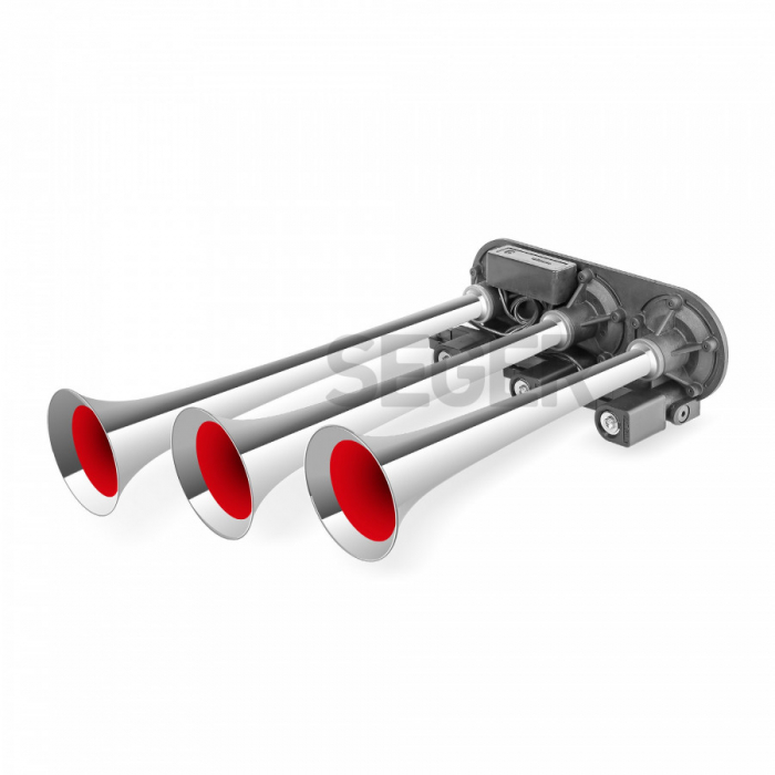 Claxon muzical 3 tonuri camion Seger cu trei goarne [3]