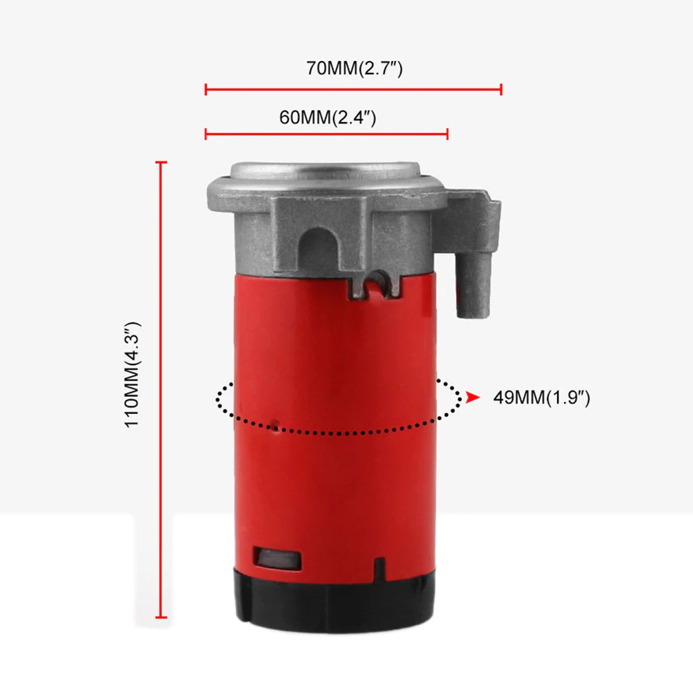 Compresor aer compatibil pentru claxon 24V [2]