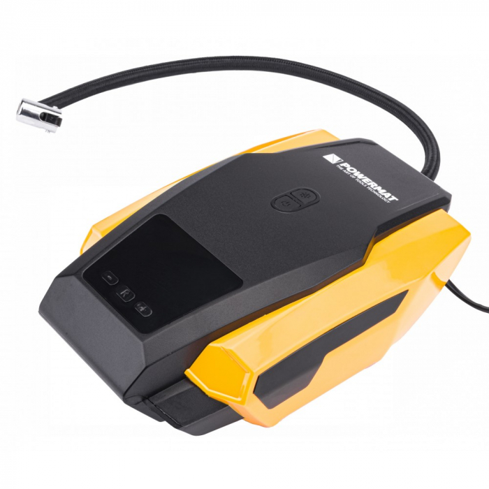 Compresor auto 12V cu lanterna si accesorii, display de control 8 bar [9]