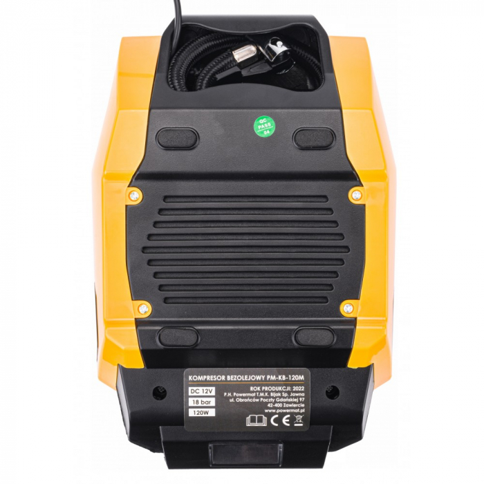 Compresor auto 12V cu lanterna si accesorii, display de control 8 bar [8]
