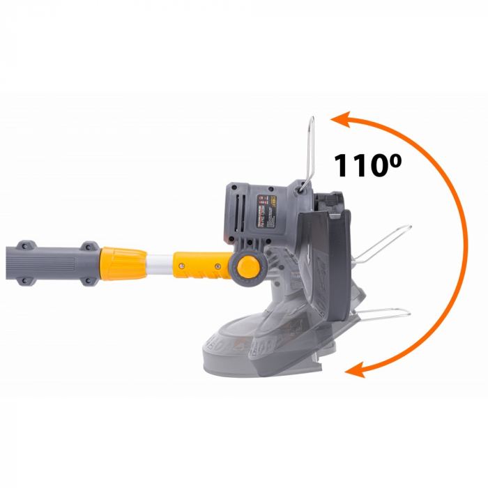 Cositoare electrica-masina de tuns iarba 1200W 12000rpm brat telescopic [3]