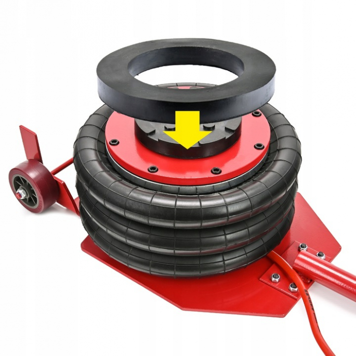 Cric  3.5T pneumatic cu 3 perne aer cauciuc rezistent 15-40cm MF80131 [4]