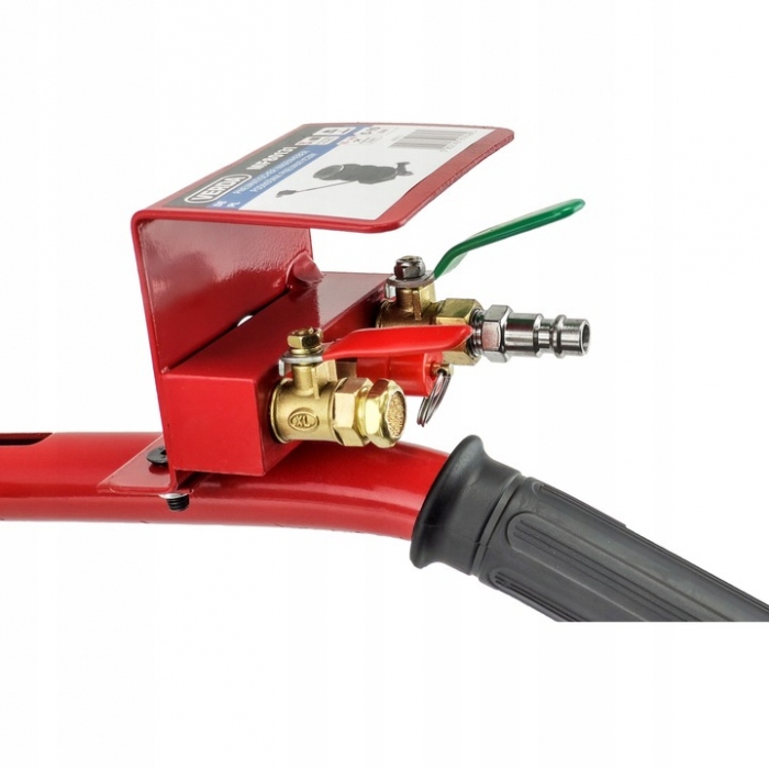 Cric  3.5T pneumatic cu 3 perne aer cauciuc rezistent 15-40cm MF80131 [3]