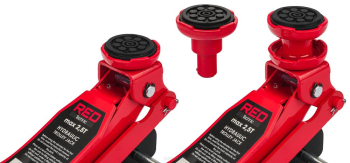 Cric auto hidraulic 2,5 tone +cauciuc de amortizare [4]
