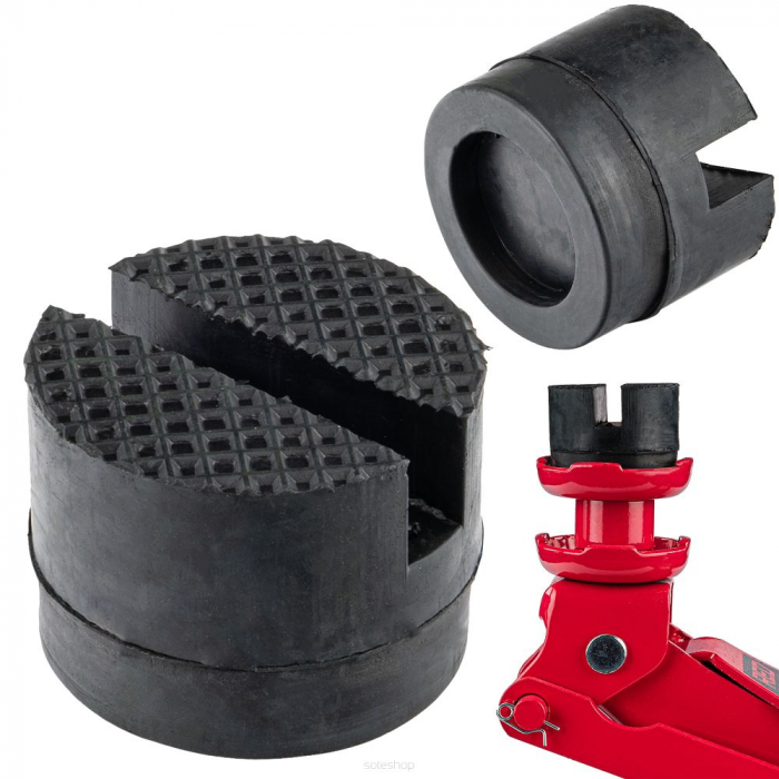 Cric auto hidraulic 2,5 tone +cauciuc de amortizare [8]