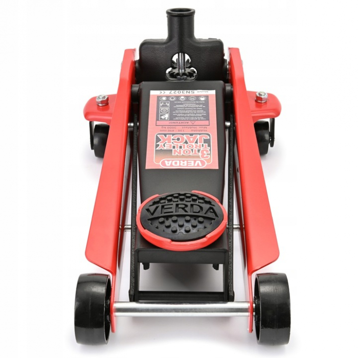 Cric auto hidraulic profil redus de 130 mm   3.0T cu 4 roti SN3027 [6]