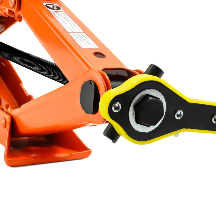 Cric Auto Trapezoidal VERDA SN4576, 2.5 Tone, 100-415 mm, cu Clichet, Cheie Telescopică Roți și Husă [3]