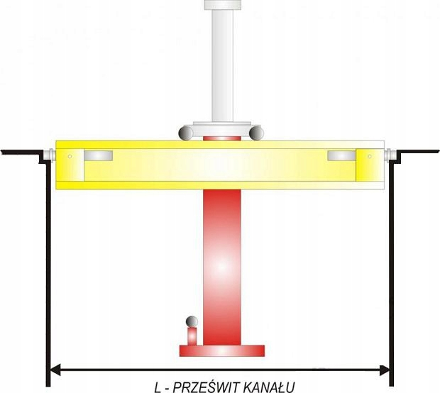Cric de canal pneumatic-hidraulic de 3,5 T cu adaptor pentru cutie de viteza 3350 [2]