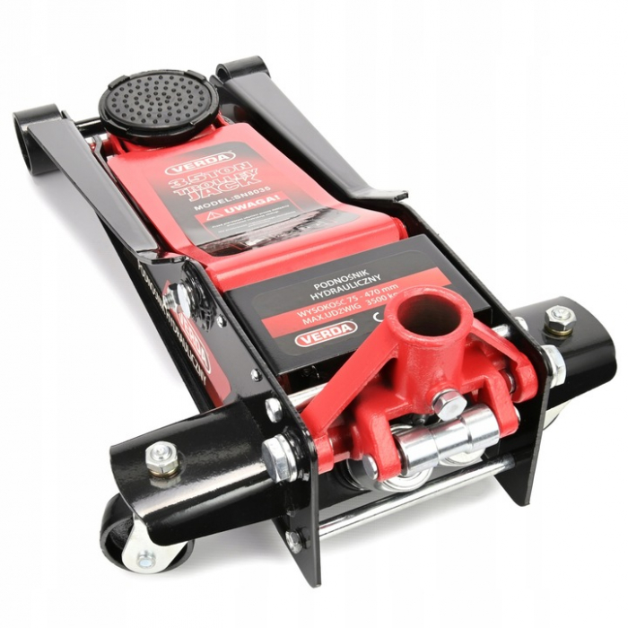 Cric hidraulic 3.5  tone cu 2 pistoane, profil mic  ridicare rapida SN8035 [4]