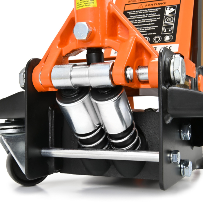 Cric hidraulic 3Tone profil redus cu 2 pistoane Verda SN8013 –  ridicare sigură pentru mașini cu suspensie joasa si alte autovehicule [7]