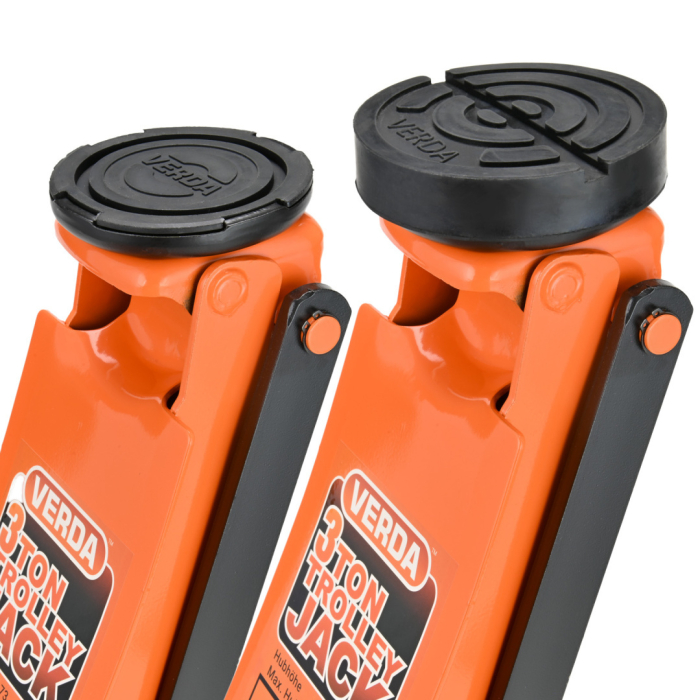 Cric hidraulic 3Tone profil redus cu 2 pistoane Verda SN8013 –  ridicare sigură pentru mașini cu suspensie joasa si alte autovehicule [6]