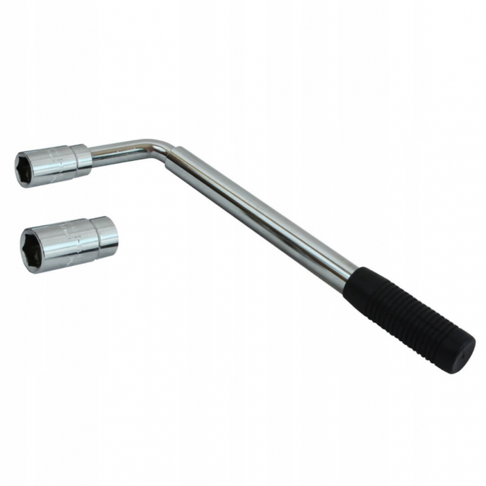 Cric trapezoidal 2t pentru ridicarea masinii cu cheie pentru roti si husa manusi prelungitor SN4570 [4]