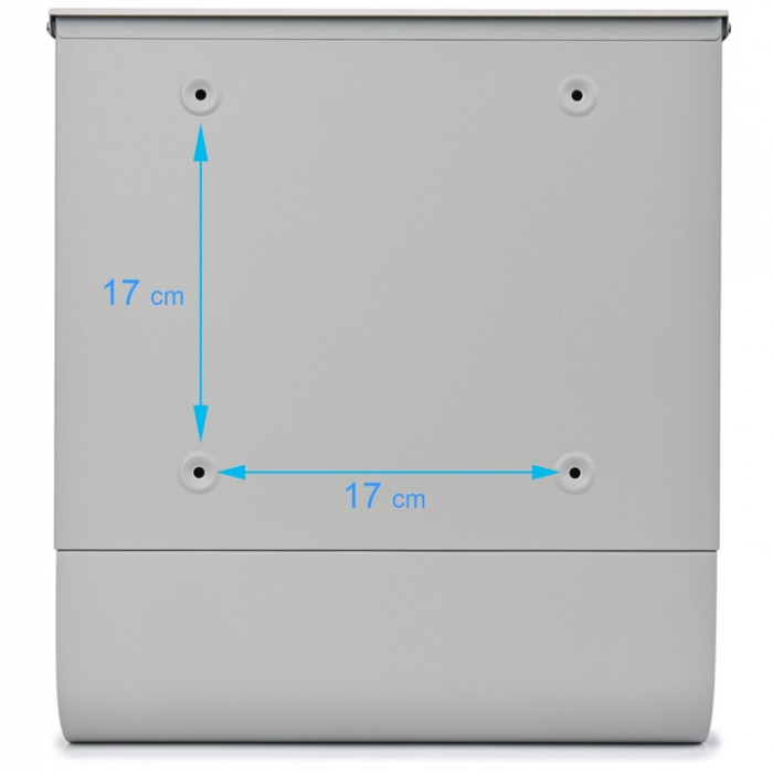 Cutie postala culoare aluminiu argintiu SN3631-4 [5]
