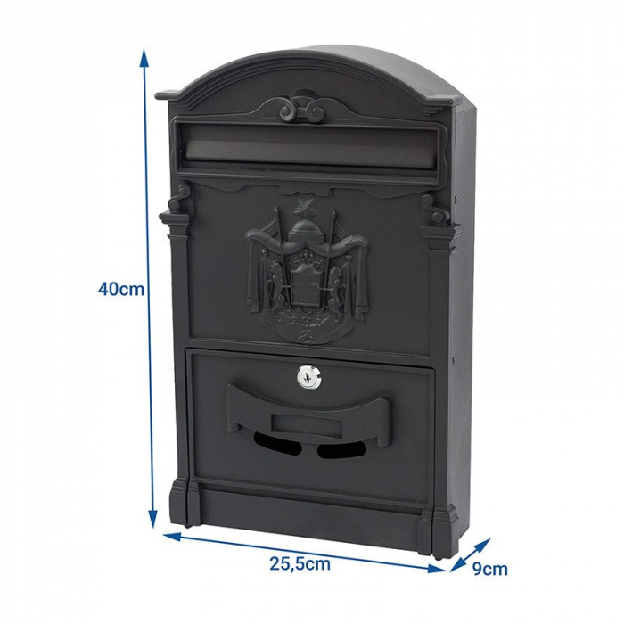 Cutie postala scrisori Negru SN3663-2 [4]