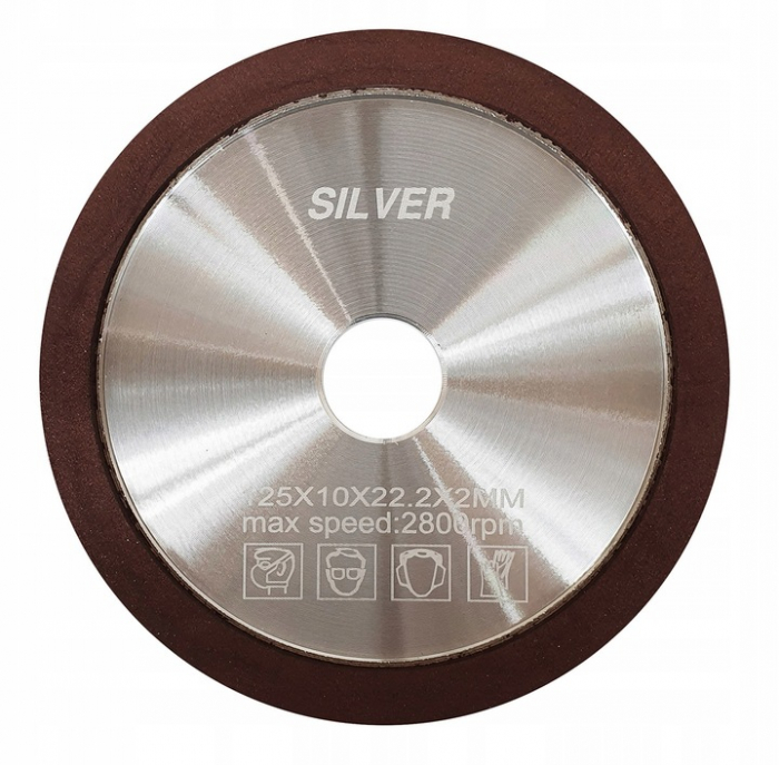 Disc diamantat pentru ascutit fierastraie lanturi cu vidia 125 x 6 x 22 TCT [2]