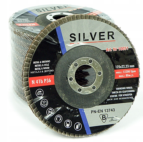 Disc lamelar slefuit 125mm granulatie P36 [2]