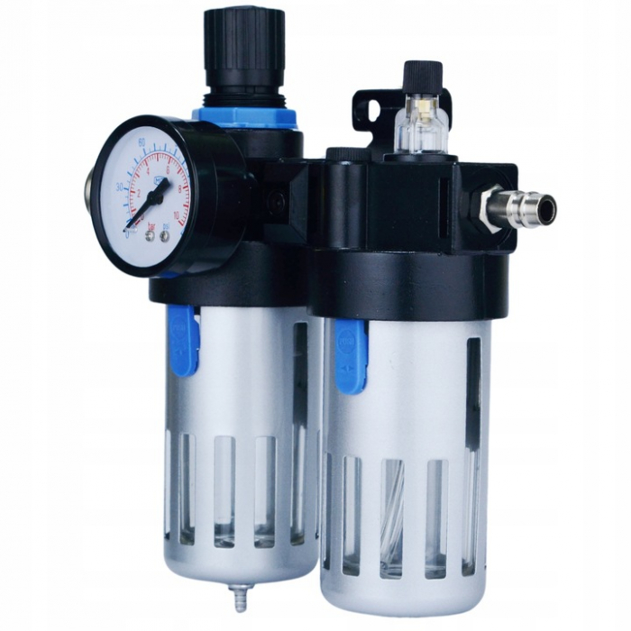 Filtru aer separator decantor, cu suport prindere, conexiune rapida [6]