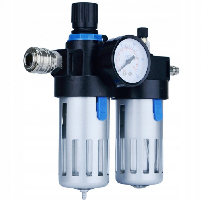 Filtru aer separator decantor, cu suport prindere, conexiune rapida [8]