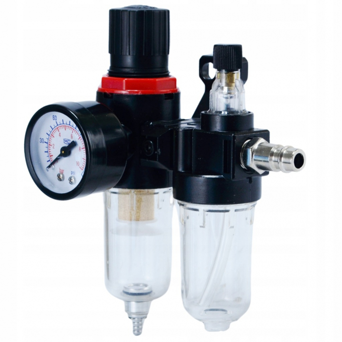 Filtru ulei  40 microni reductor aer 0,5-9 bar pentru compresor cu conectori rapizi [3]