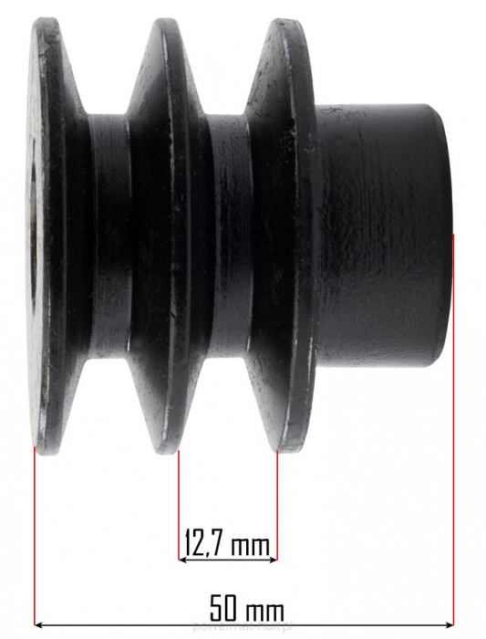 Fulie motor  diametru interior 19mm [1]