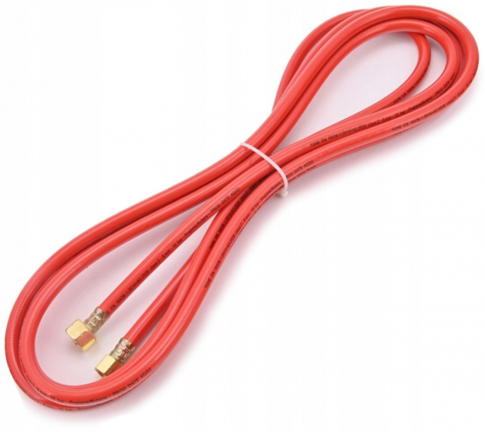 Furtun de gaz propan-butan pentru arzator de 5 m lungime GW 3/8" si W21.8mm capete sertizate  SN0283-W [2]