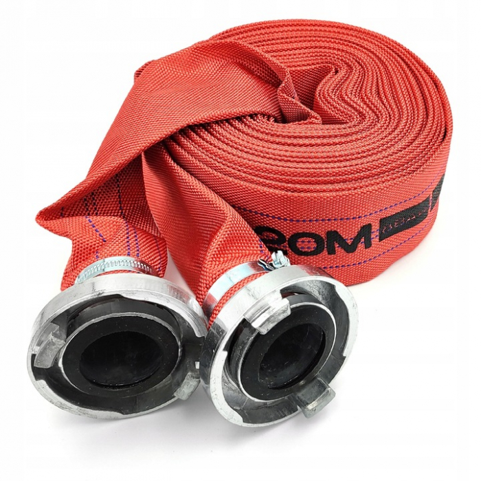 Furtun incendiu pentru fosa septica apa menajera irigatii 2" 52MM 20M cu conectoare rapide pentru pompa de apa [5]
