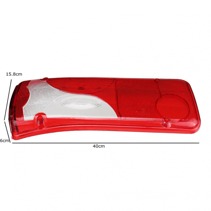 Geam lampa stop MAN TGA - MERCEDES SPRINTER partea stanga [2]