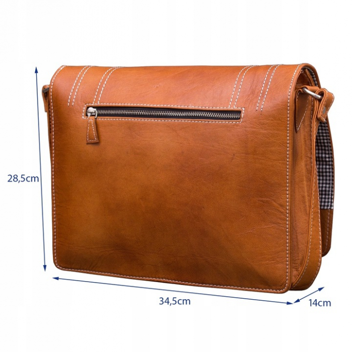 Geanta de umar, geanta messenger din piele de capra de cea mai buna calitate, PIELE NATURALA [2]
