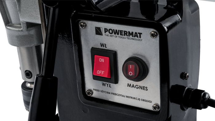 Mașină de Găurit Magnetică Profesională | 1500W | Forță 11.500 N | Weldon 19mm [9]