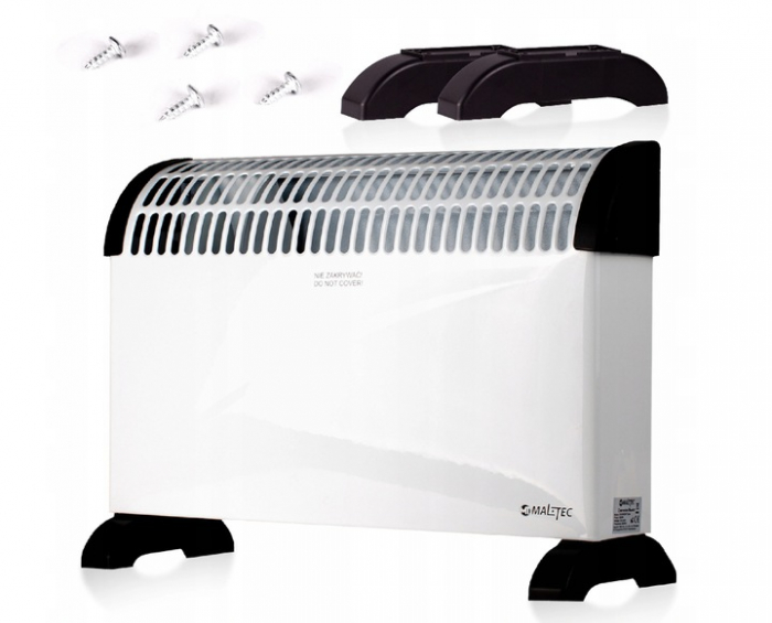 Incalzitor electric convector 2000W alb 52x34cm [3]