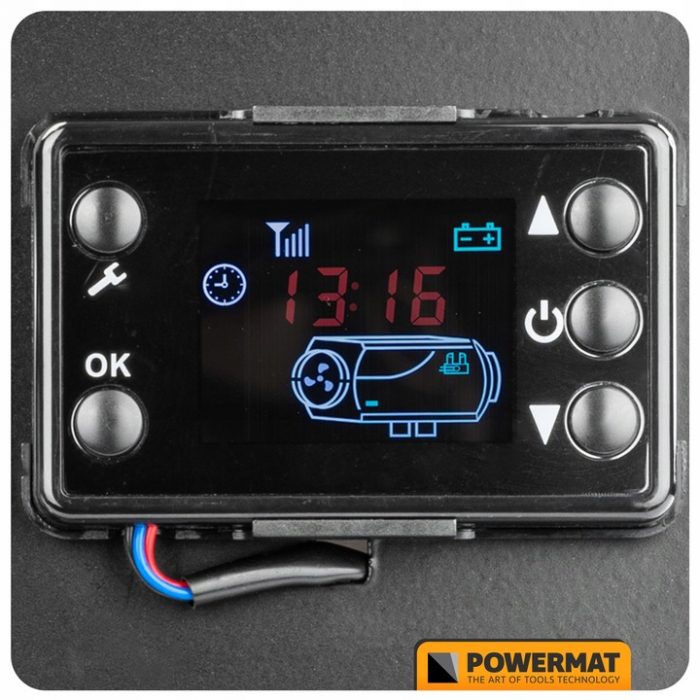 Incalzitor generator de caldura pe motorina 12KW alimentare 12V [2]