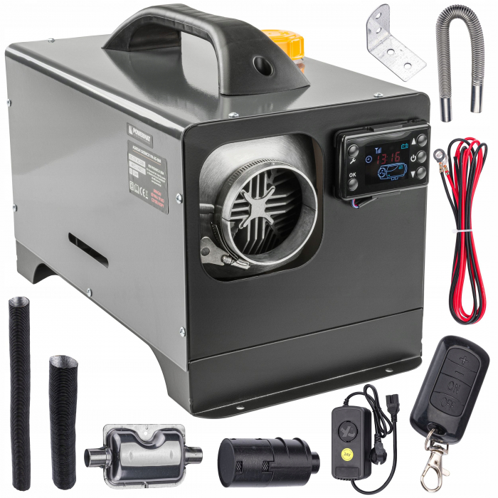 Incalzitor generator de caldura pe motorina 12KW alimentare 12V [7]