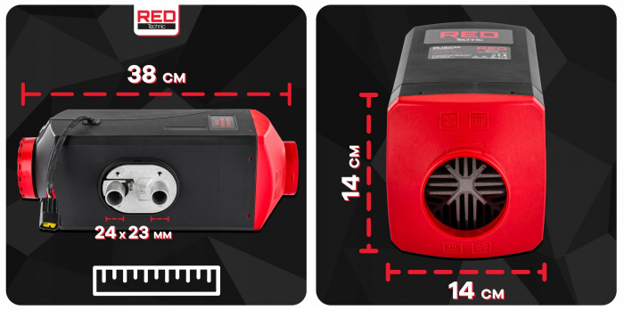 Incalzitor pe motorina auto cu suflanta parcare 8KW 12V [5]
