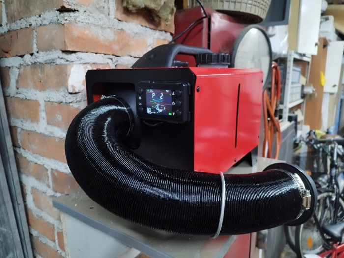 Încălzitor Staționar Diesel (Siroco) webasto 6kW BLACK, 12V / 230V, Afișaj LCD și Telecomandă [8]