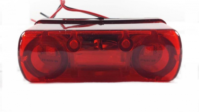 Lampa led pentru numar 12/24V rosie pentru remorca masina [2]