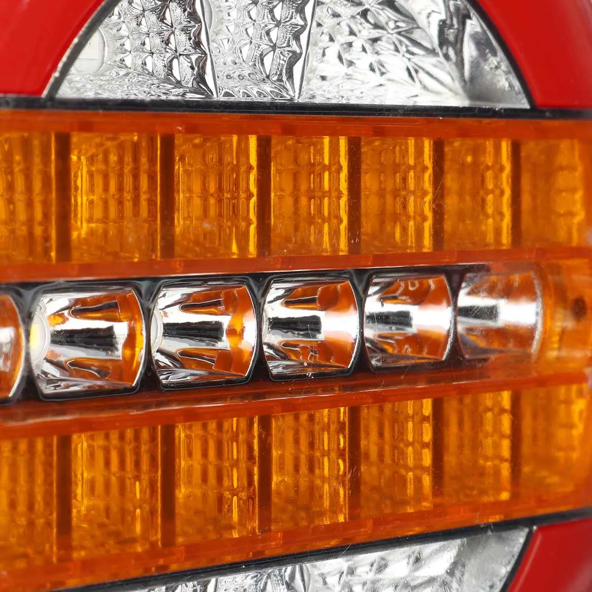Lampa rotundă cu LED pentru camion sau remorcă, cu un diametru de 139 mm, 12-24V 5 functii cu semnalizare dinamica [6]