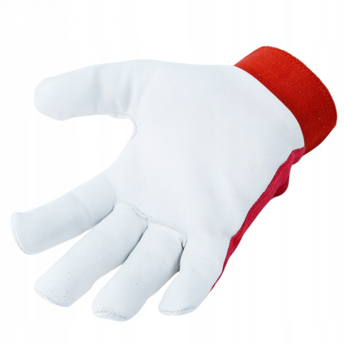 Manusi de lucru din piele de capra cu prindere velcro  de inalta calitate marimea 8 [3]
