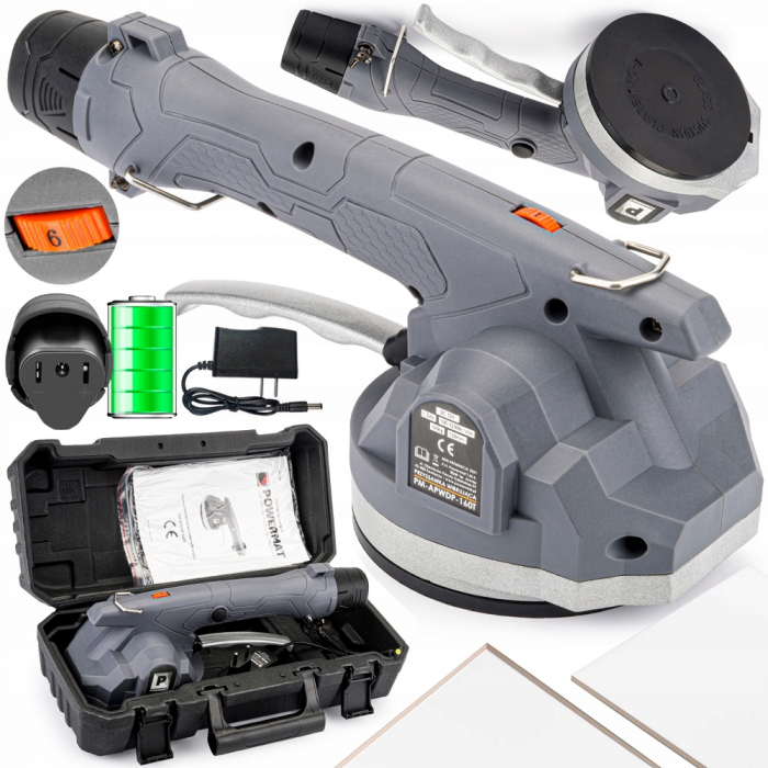 Ventuza cu acumulator 12V, pentru nivelarea prin vibratii 1,5 Ah [6]